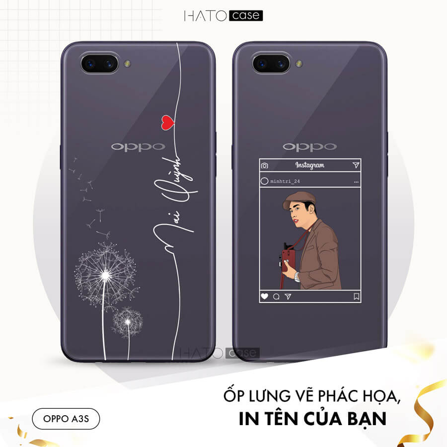 in ốp lưng điện thoại theo yêu cầu Oppo A3S
