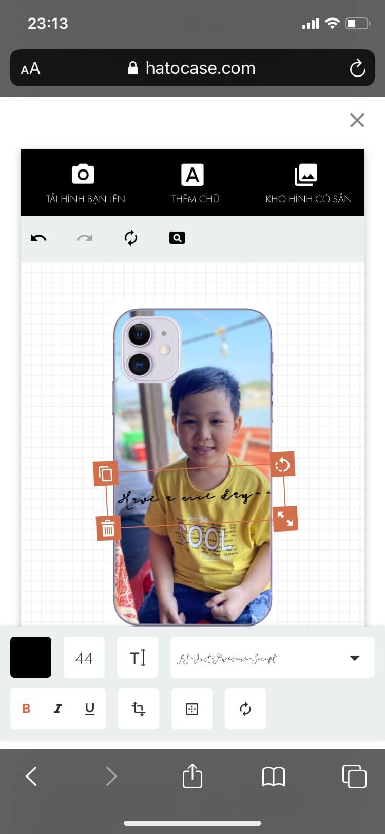 Thiết kế ốp lưng điện thoại