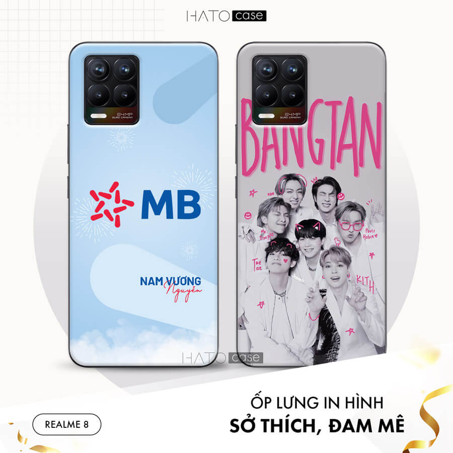 in ốp lưng điện thoại Realme 8 theo yêu cầu